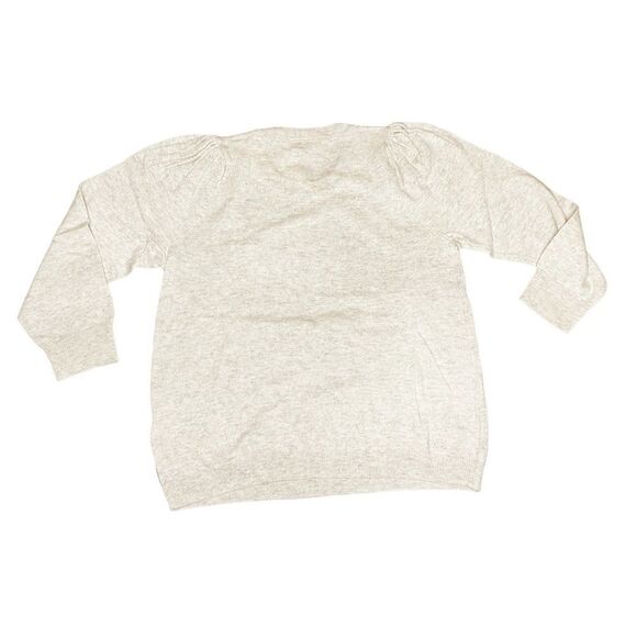 Splendid Rosalla Crewneck Sweater in Heather Oatmeal - Picture 7 of 8